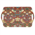Morris & Co. Strawberry Melamine Handled Tray - Thief Red / Large