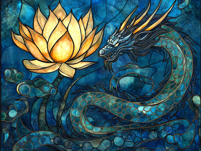 Mystic Lotus and the Celestial Dragon