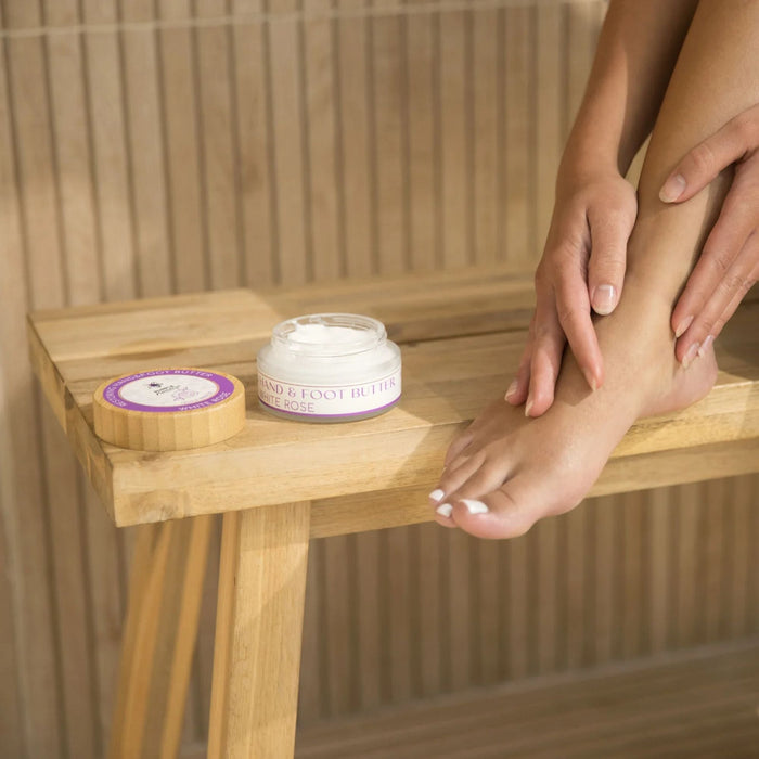 Natural Hand & Foot Butter (Rose or Coconut scent), hydrating & nourishing