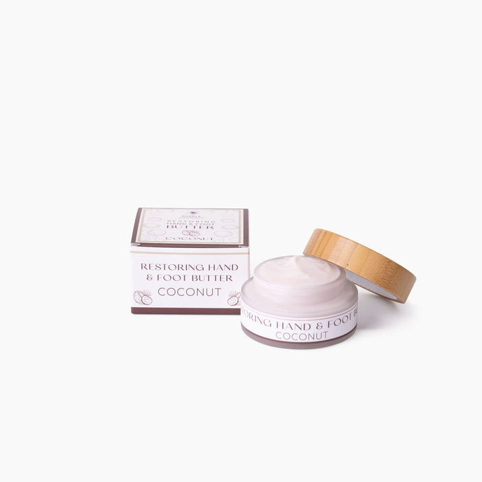 Natural Hand & Foot Butter (Rose or Coconut scent), hydrating & nourishing