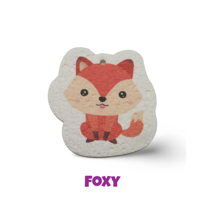 Natural Kid Bath Sponges – Eco-Friendly & Compostable –  3 Fun Animal Shapes