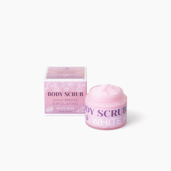 Natural Vegan Body Scrub (Rose or Coconut) Hydrating & Exfoliating for Radiant Skin
