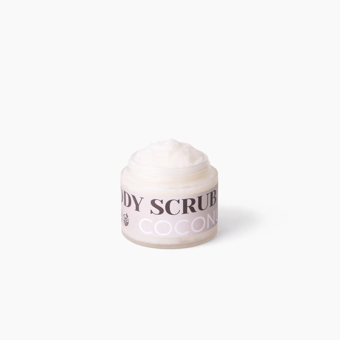 Natural Vegan Body Scrub (Rose or Coconut) Hydrating & Exfoliating for Radiant Skin