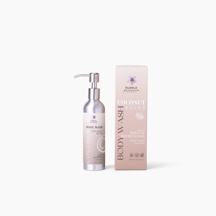 Natural Vegan Body Wash (Rose or Coconut) Gentle & Hydrating for All Skin Types