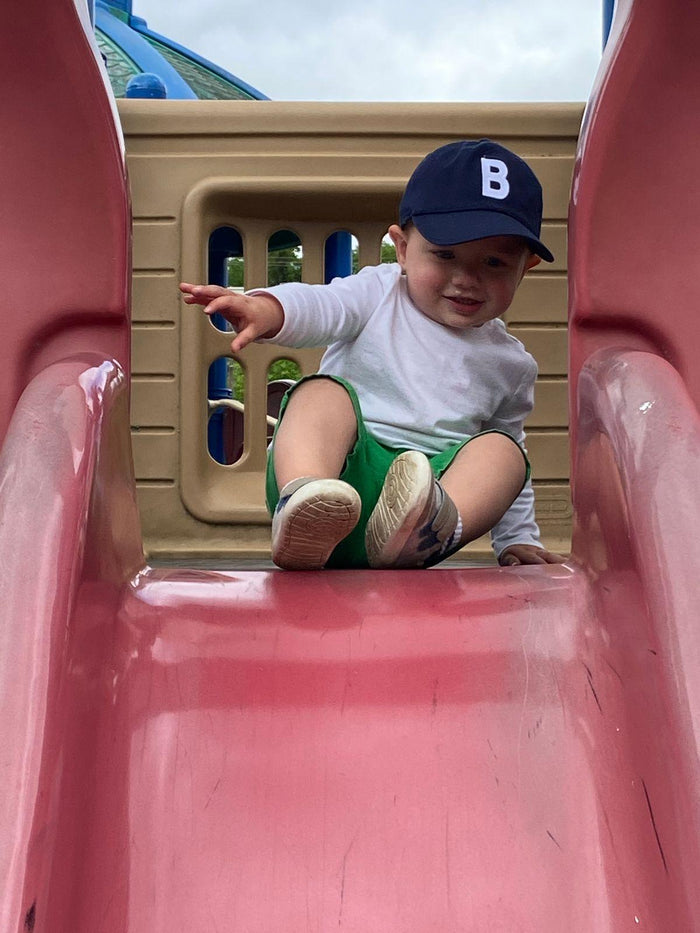 Navy Blue Letter Baseball Hat