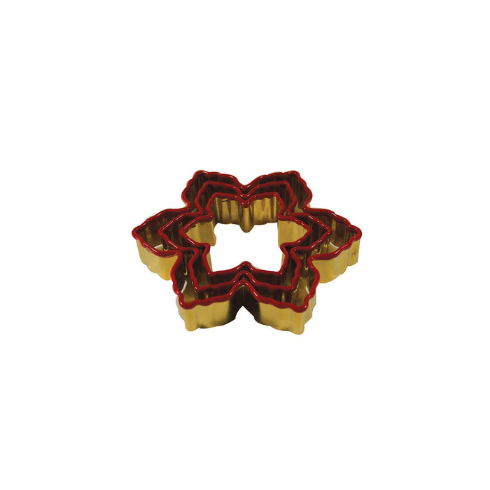 Nested Holiday Cookie Cutters, Set of 3 - snowflake