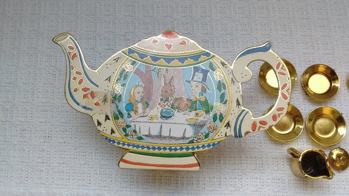 Novelty Mad Tea Party Set  with 14 piece Tea Set - Olde Church Emporium