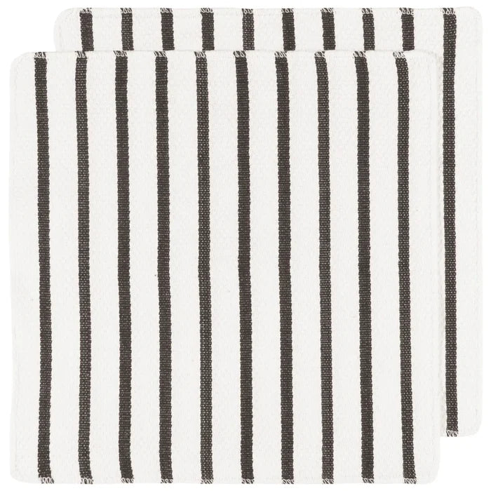 Now Designs Basketweave Dishcloths set of 2 - Black