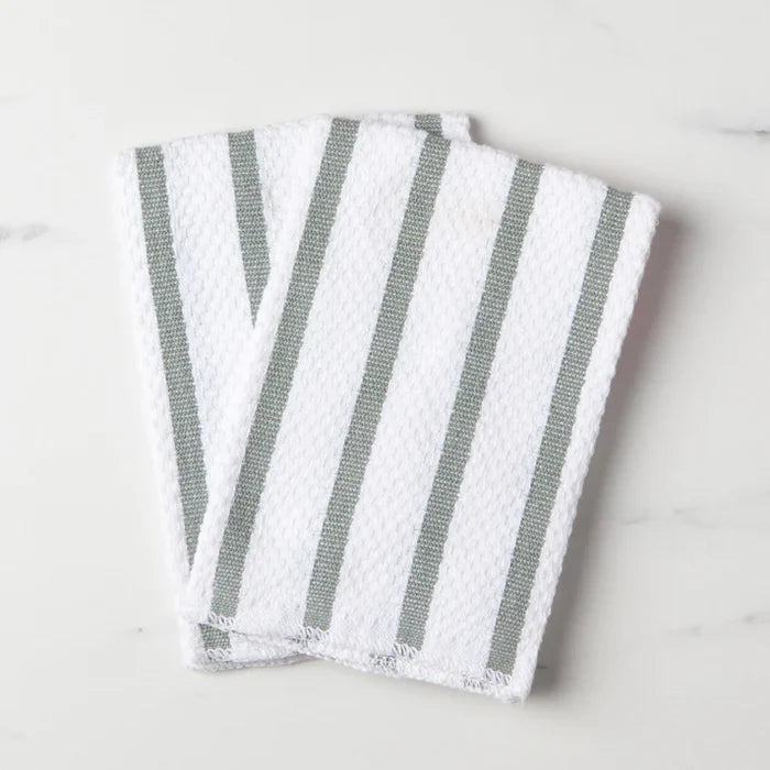 Now Designs Basketweave Dishcloths set of 2 - London Gray