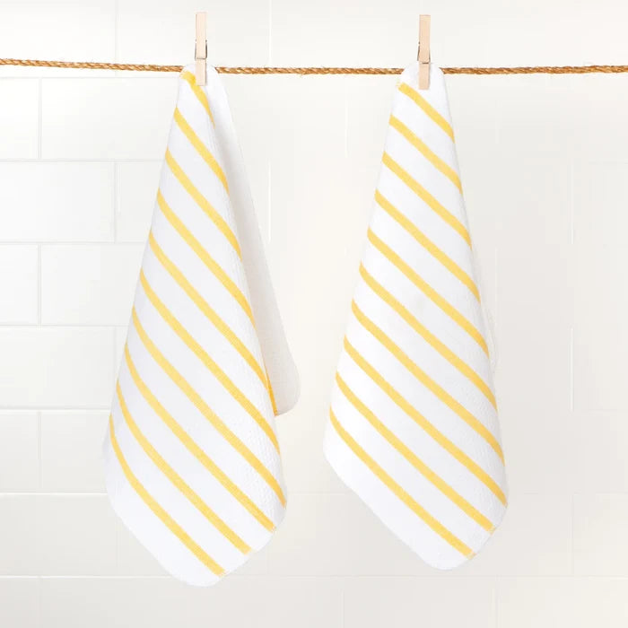 Now Designs Basketweave Dishcloths set of 2 - Yellow Lemon