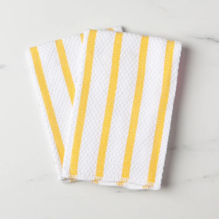 Now Designs Basketweave Dishcloths set of 2 - Yellow Lemon