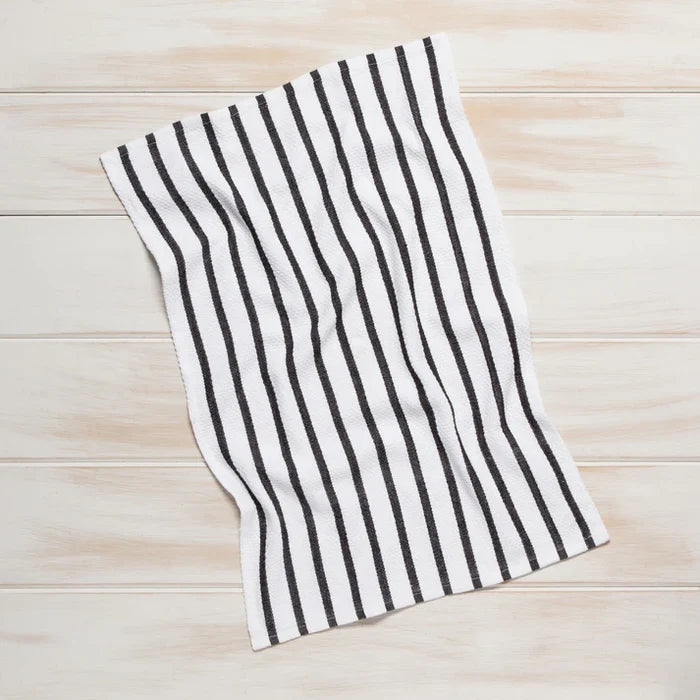 Now Designs Basketweave Dishtowel - Black