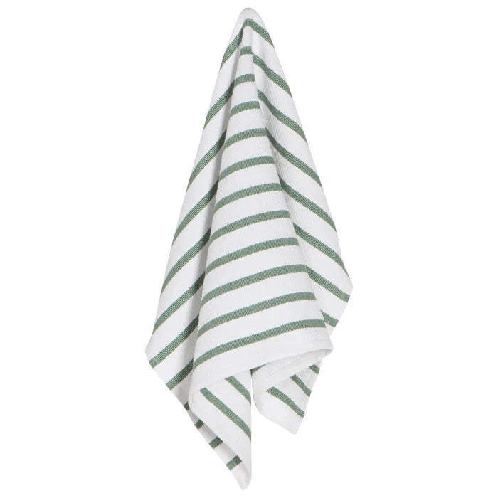 Now Designs Basketweave Dishtowel - Elm Green