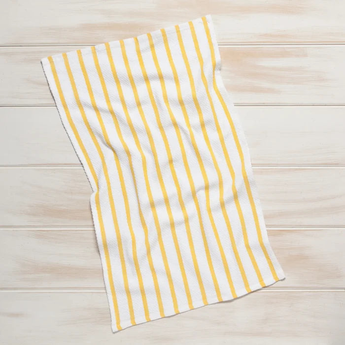 Now Designs Basketweave Dishtowel - Lemon