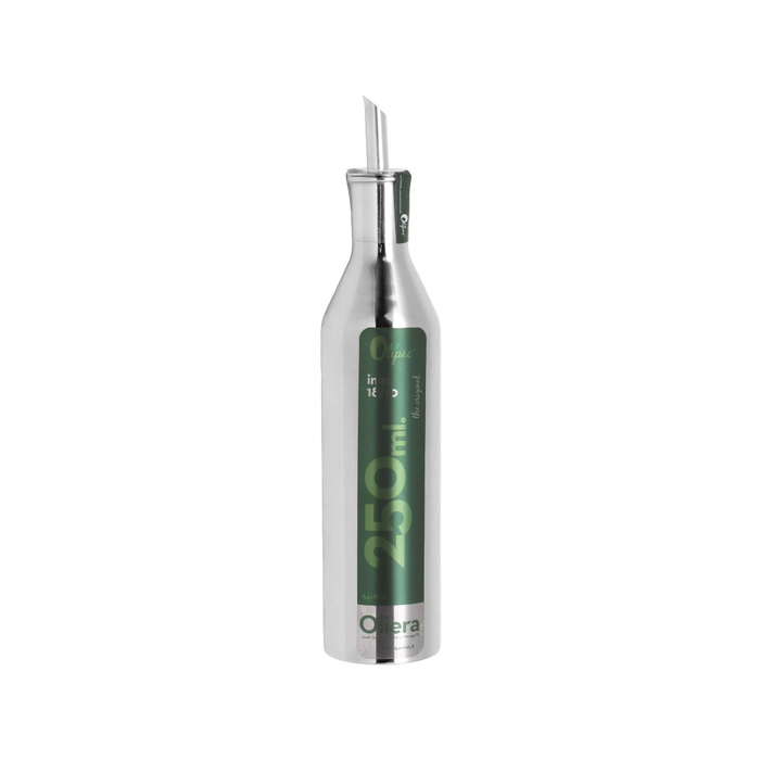 Olipac Stainless Steel Olive Oil Cruet with Pourer - 250ml