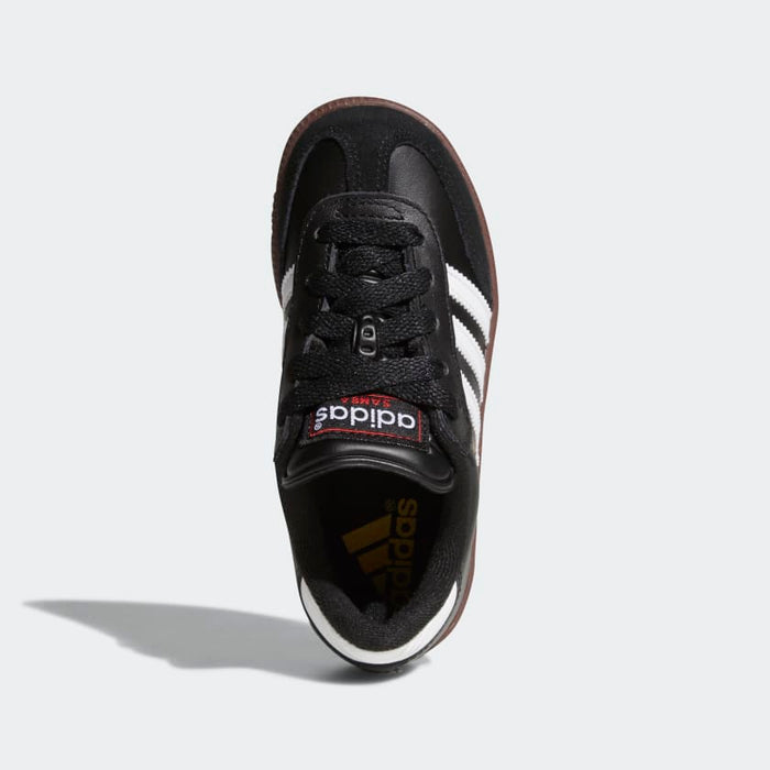 adidas Originals SAMBA CLASSIC Indoor Soccer Shoes | Core Black-Cloud White | Kid's Unisex