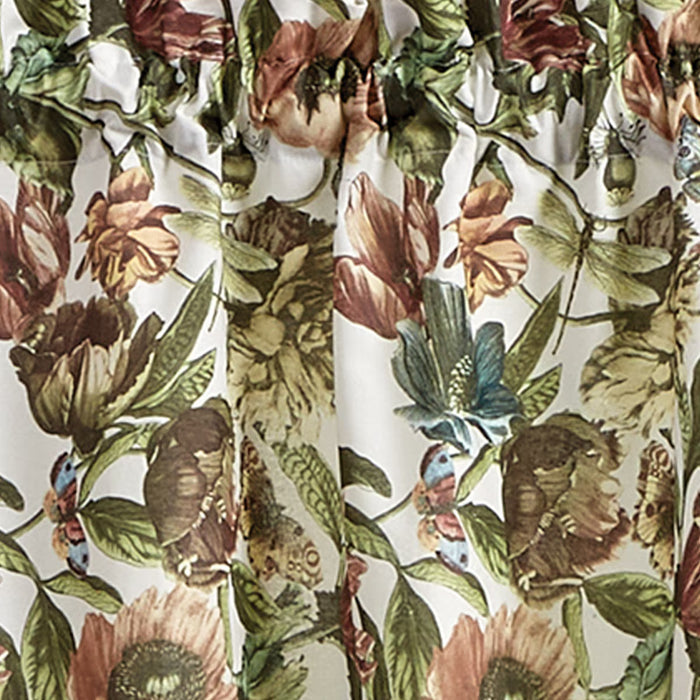 Park Antiquarian Blooms Unlined Valance 60 x 14 Inches Country, Farmhouse, Rustic, Cabin Item #3991-470