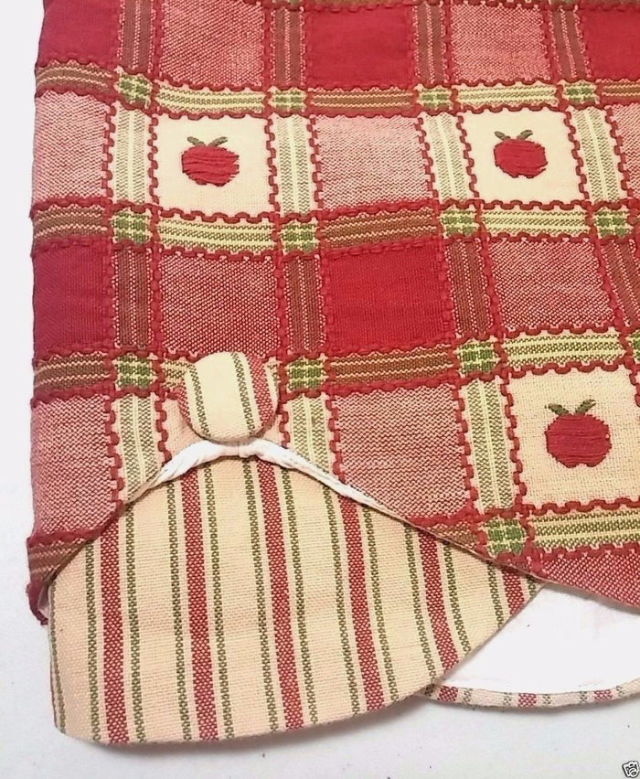 Park Apple Cobbler Embroidered Valance - Olde Church Emporium