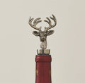 Park Deer Wine Bottle Stopper Metal - Olde Church Emporium