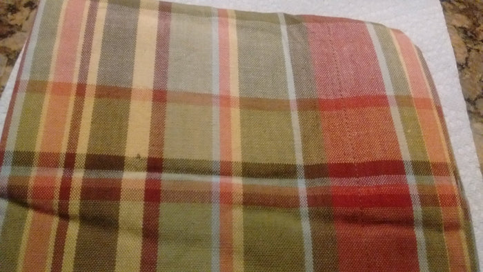 Park Design - Sassafras Plaid Unlined Swag Pair -  72 x 36 Inches Farmhouse Country - Olde Church Emporium