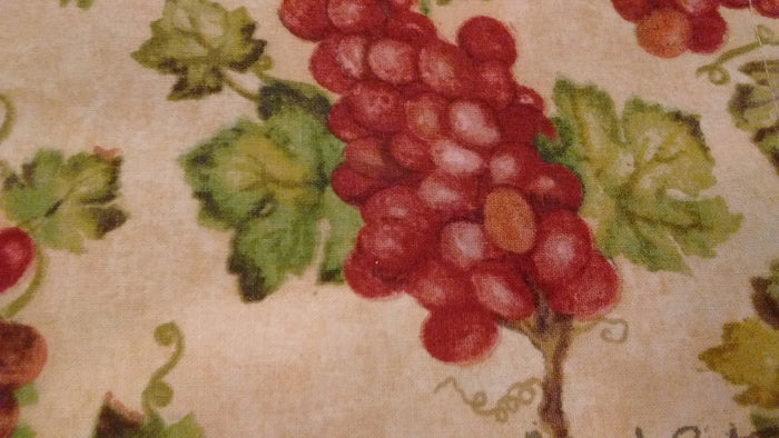 Park Design -Vineyard Unlined Valance  72 x 14 Inches Hand Printed - Olde Church Emporium