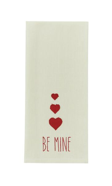 Park Design Be Mine Dishtowel 18 x 28 Inches Embroidered - Olde Church Emporium