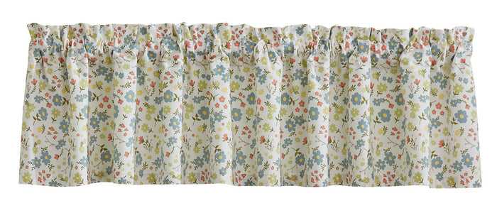 Park Design Bloom Unlined Print Valance 72 x 14 Inches Floral