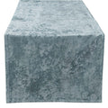 Park Design Crushed Velvet Table Runner Seafoam 15 x 72 Inches Beach, Shore, Coastal