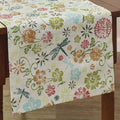 Park Design Dragonfly Floral Table Runners 2 Sizes 54 inch and 72 inch long  Farmhouse, Country - Olde Church Emporium