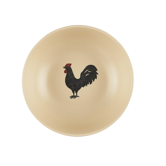 Park Design Hen Pecked Rooster Serving Bowl Farmhouse, Country, Rustic