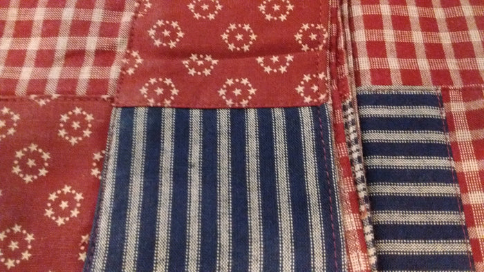 Park Design Patriots Quilt Decorative Tablecloth 54 Inches Square - Olde Church Emporium