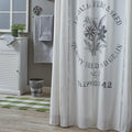 Park Design Seed Sack Shower Curtain 72 x 72 Inches Cotton Farmhouse Rustic Grain Feed Sack Farm Cottage Free Shipping - Olde Church Emporium