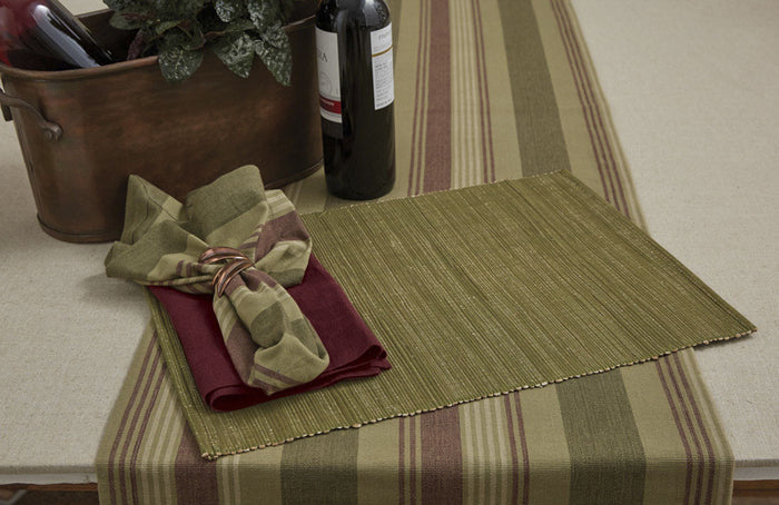 Park Design  Vineyard Stripe Table Runner 16 x 72 Inches Cotton