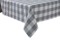 Park Design Wicklow Check Square Table Cloth Dove 54 x 54 Inches Farmhouse Country - Olde Church Emporium