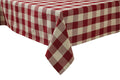 Park Design Wicklow Check Square Table Cloth Garnet 54 x 54 Inches Farmhouse Country - Olde Church Emporium
