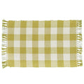 Park Design Wicklow Yarn Aloe Buffalo Check Placemats 13 x 19 Inches