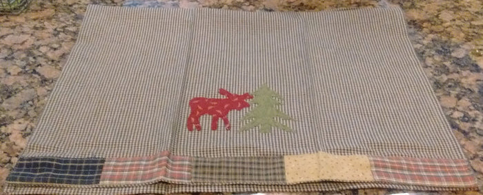 Park Designs - Moose Dishtowel Set of 2 100% Cotton 19 x 28 Inches - Olde Church Emporium