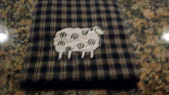 Park Designs - Sheep Appliqued Lined Valances 60 x 14 Inches - Olde Church Emporium