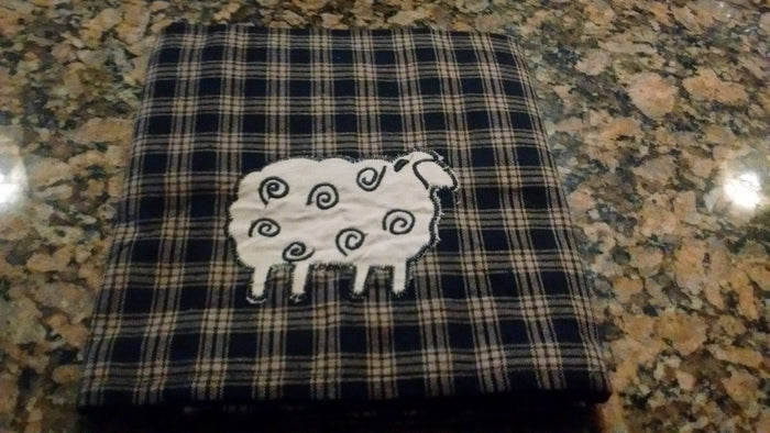 Park Designs - Sheep Appliqued Lined Valances 60 x 14 Inches - Olde Church Emporium
