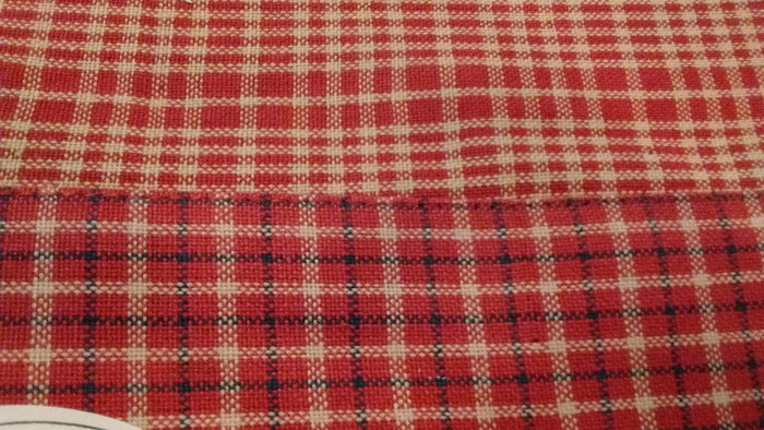 Park Designs  - Sugar Creek Red Valance  - 72 x 14 Inches Plaid - Olde Church Emporium