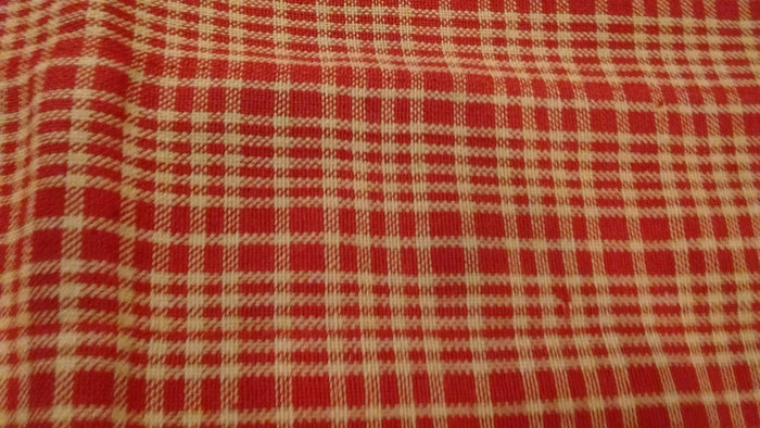 Park Designs  - Sugar Creek Red Valance  - 72 x 14 Inches Plaid - Olde Church Emporium