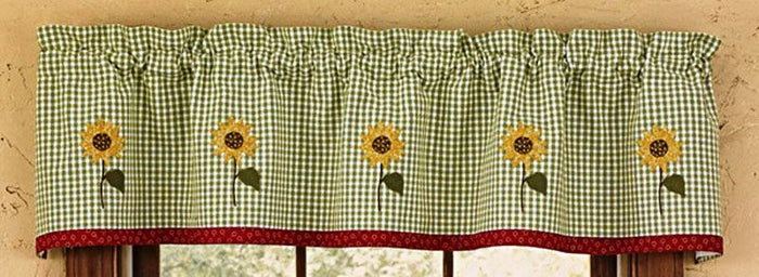 Park Designs - Sunny Day Lined Valances,Tiers, Runners-  60 x 14 Inches Valance, 24/36 Inch Tiers