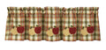Park Designs Apple Lined Valance 60 x 14 Inches - Olde Church Emporium