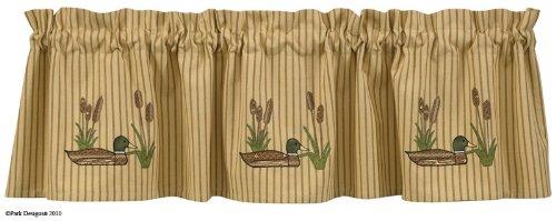 Park Designs Applique Mallard Lined Valance 60 inches x 14 inches - Olde Church Emporium