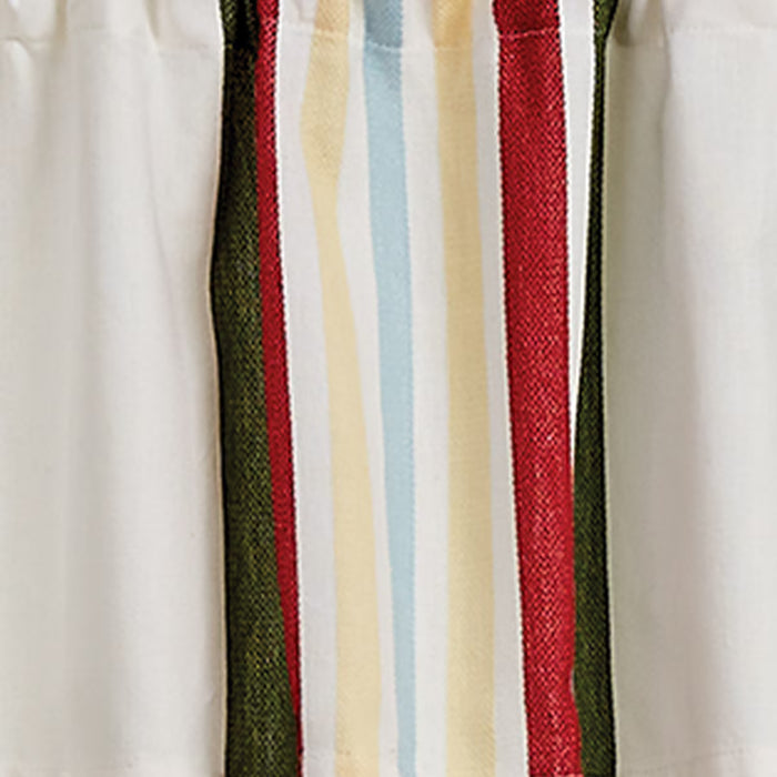 Park Designs Camp Stripe Unlined Valance 72 x 14 Inches Country, Farmhouse, Rustic, Cabin Item #6974-470