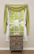 Park Designs Crawford Lined Fishtail Swag Aloe 145 X 25 Inches - Olde Church Emporium