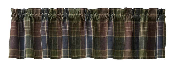 Park Designs Frontier Plaid Unlined Valance 72 x 14 Inches - Olde Church Emporium
