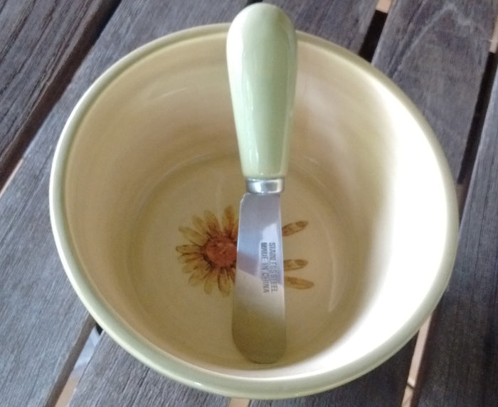 Park Designs Gardeners Journal Dip Bowl and Spreader Set - Olde Church Emporium