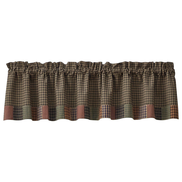 Park Designs Pieced Star Lined Border Valance Item # 425-47X  Farmhouse Country