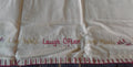 Park Designs Sentiments Live Laugh Love Appliqued Lined Valances 60 x 14 Inches - Olde Church Emporium